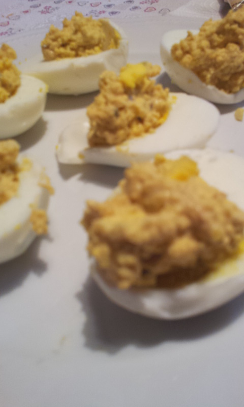 deviled eggs