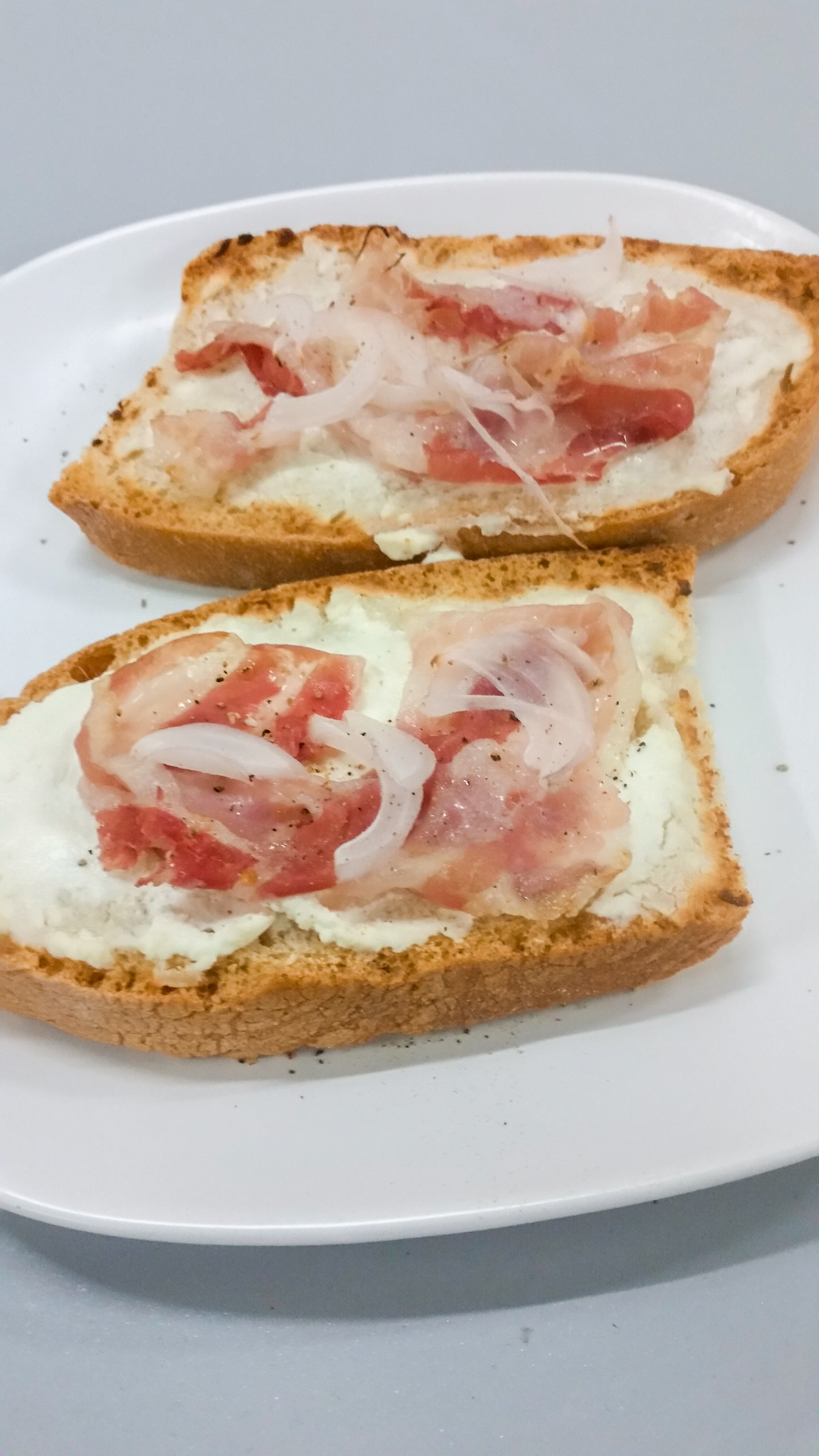 crostini pancetta e cipolla crostini pancetta e cipolla