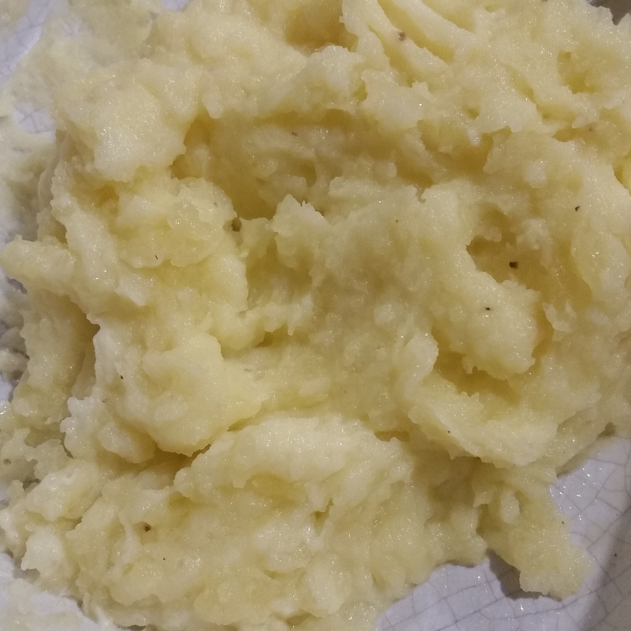 Purè di patate all'olio